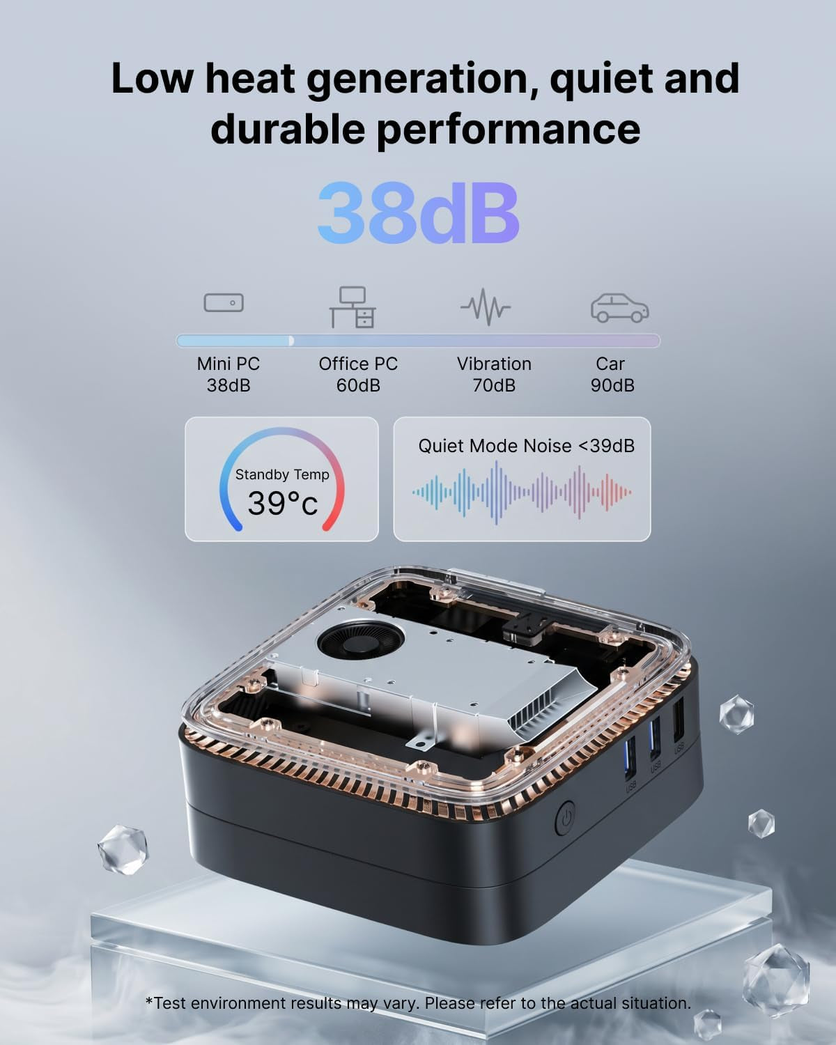 AK1PLUS Mini PC Computer, Intel N5030 (Up to 3.1Ghz), 12GB RAM 256GB SSD, Dual 4K Mini Desktop Computer, Support 2.5'' SSD Expansion, Wifi, Bluetooth, Ethernet, Business Home Office PC
