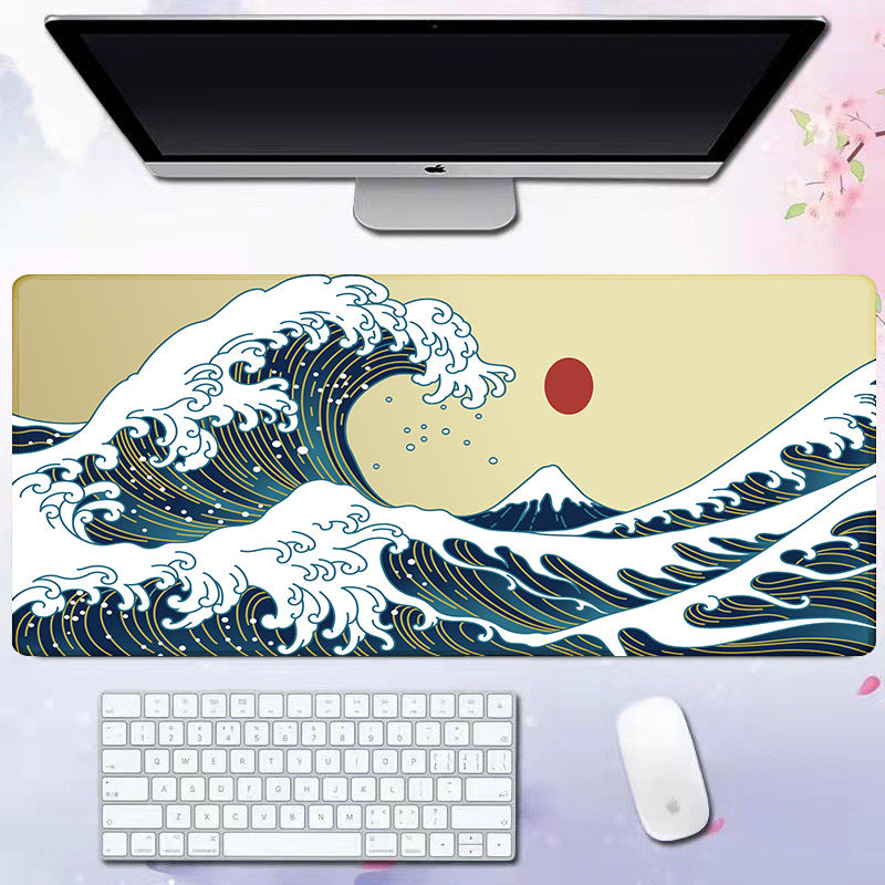 Wave Pattern Desk Mat