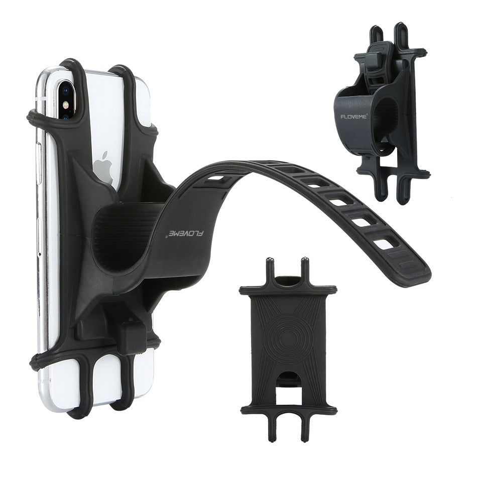 Silicone Strap-On Bicycle Phone Holder