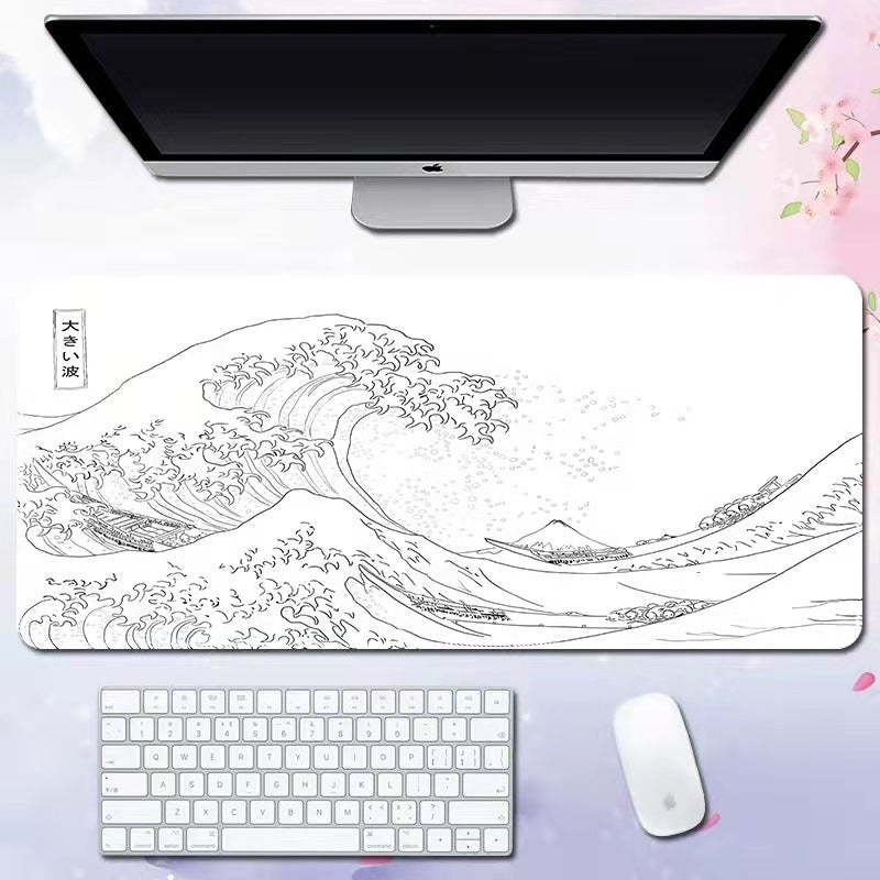 Wave Pattern Desk Mat