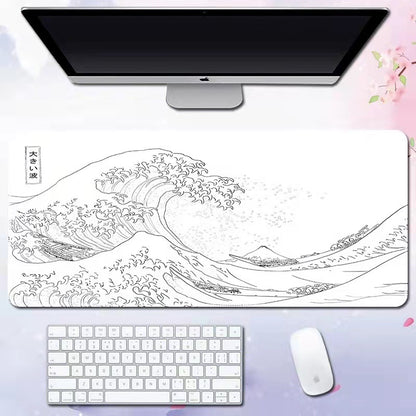 Wave Pattern Desk Mat