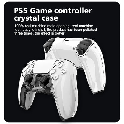 Transparent Hard Cover for PS5 DualSense Controller