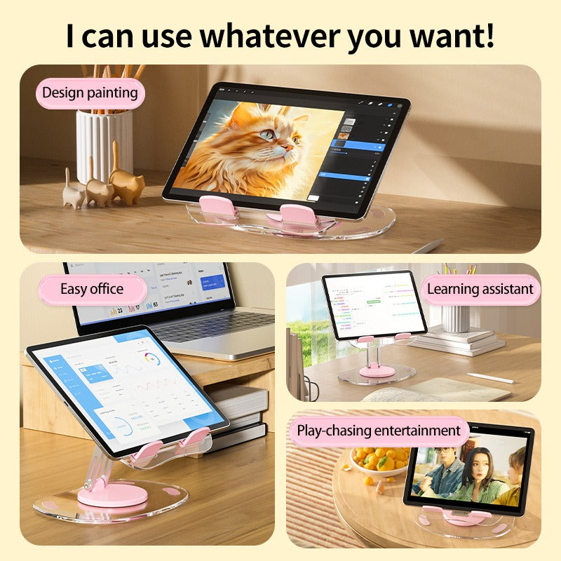 Rotating Acrylic Tablet Stand
