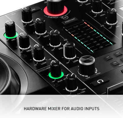 Djcontrol Inpulse 500: 2-Deck USB DJ Controller for Serato DJ and DJUCED (Included)
