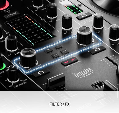 Djcontrol Inpulse 500: 2-Deck USB DJ Controller for Serato DJ and DJUCED (Included)