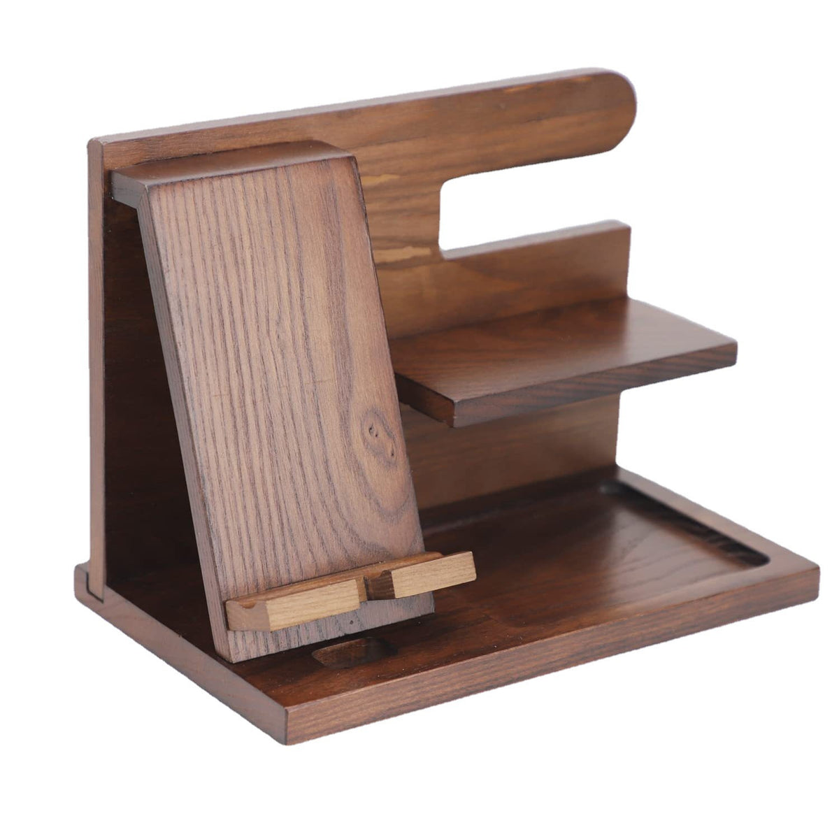 Wooden Desk Dock & Organizer