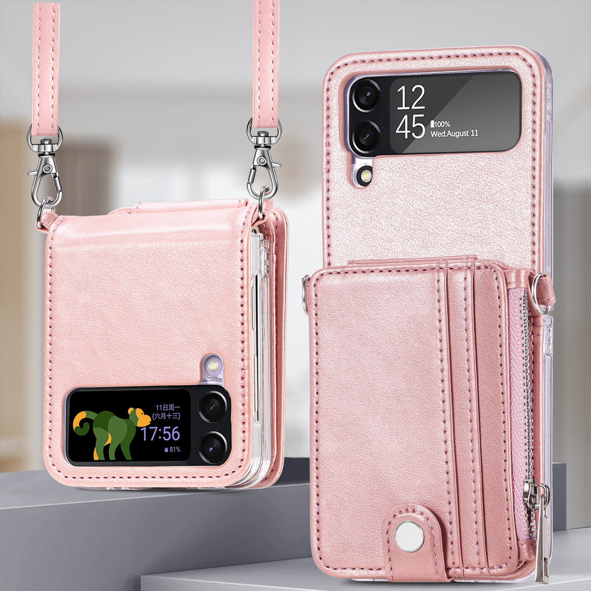 Crossbody Wallet Case for Galaxy Z Flip