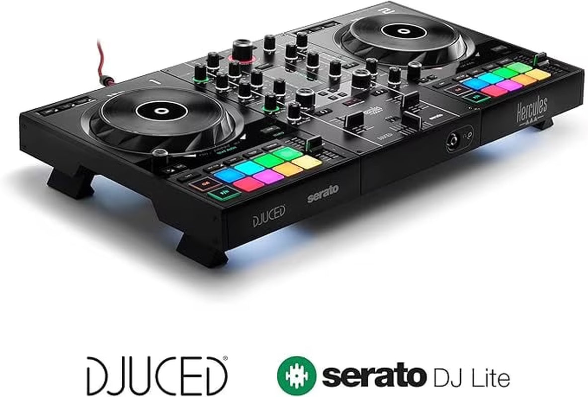 Djcontrol Inpulse 500: 2-Deck USB DJ Controller for Serato DJ and DJUCED (Included)
