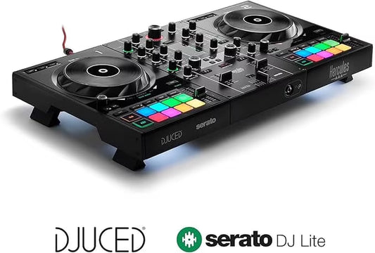 Djcontrol Inpulse 500: 2-Deck USB DJ Controller for Serato DJ and DJUCED (Included)