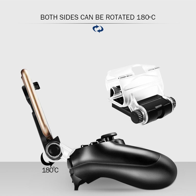 Adjustable Phone Clip for PS4 Controller