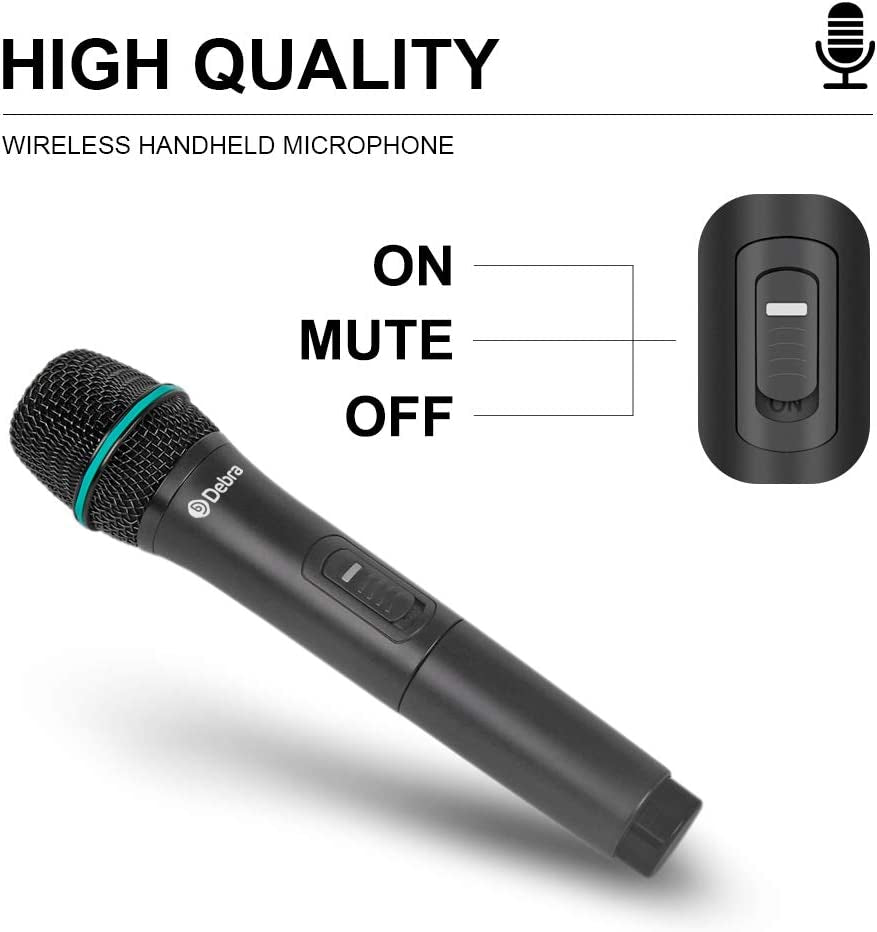 Debra Audio Pro UHF 4 Channel Wireless Microphone System