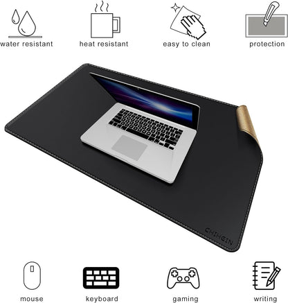 Chihein Cork & PU Leather Desk Mat — 32 × 20 in