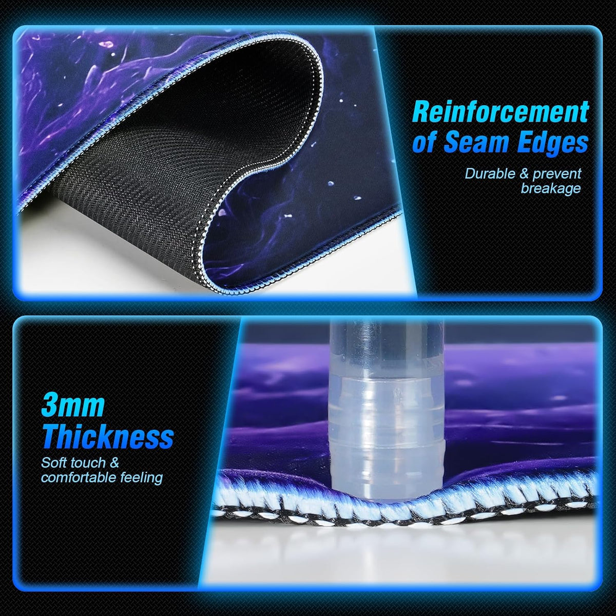 Black Hole XXL Gaming Mouse Pad — 31.5 × 11.8 in
