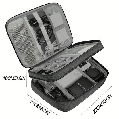 Layered Travel Tech Organizer