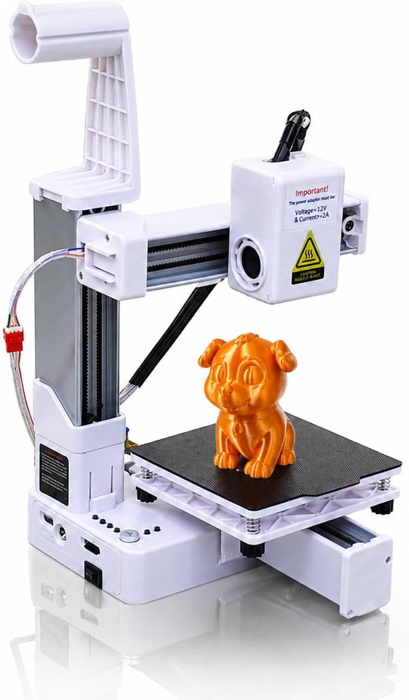 Compact FDM 3D Printer — 100 × 100 × 100 mm