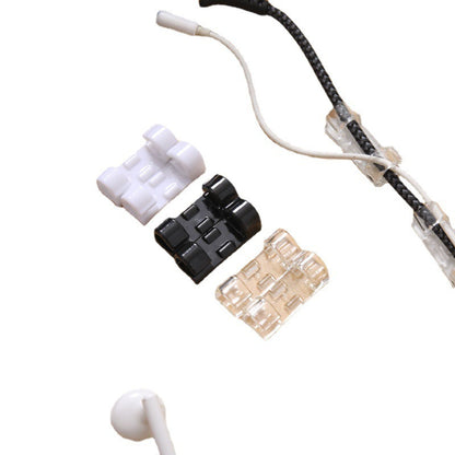 Self-Adhesive Cable Clips — 20-Pack