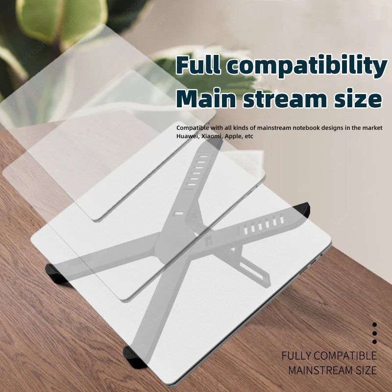 Fold-Flat Laptop Riser