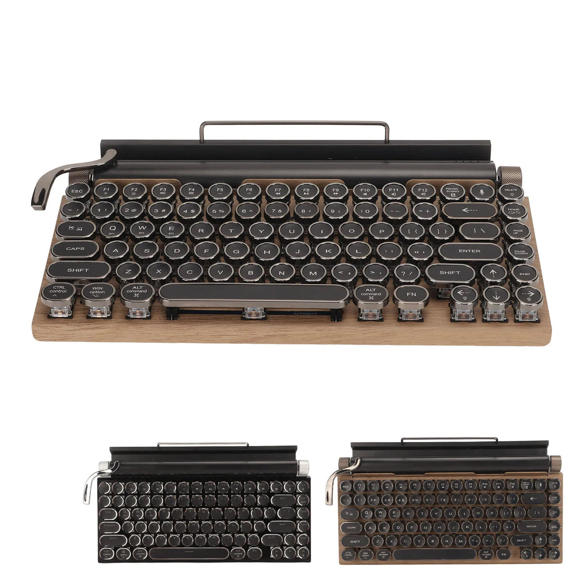 Retro Typewriter Mechanical Keyboard — 83 Keys