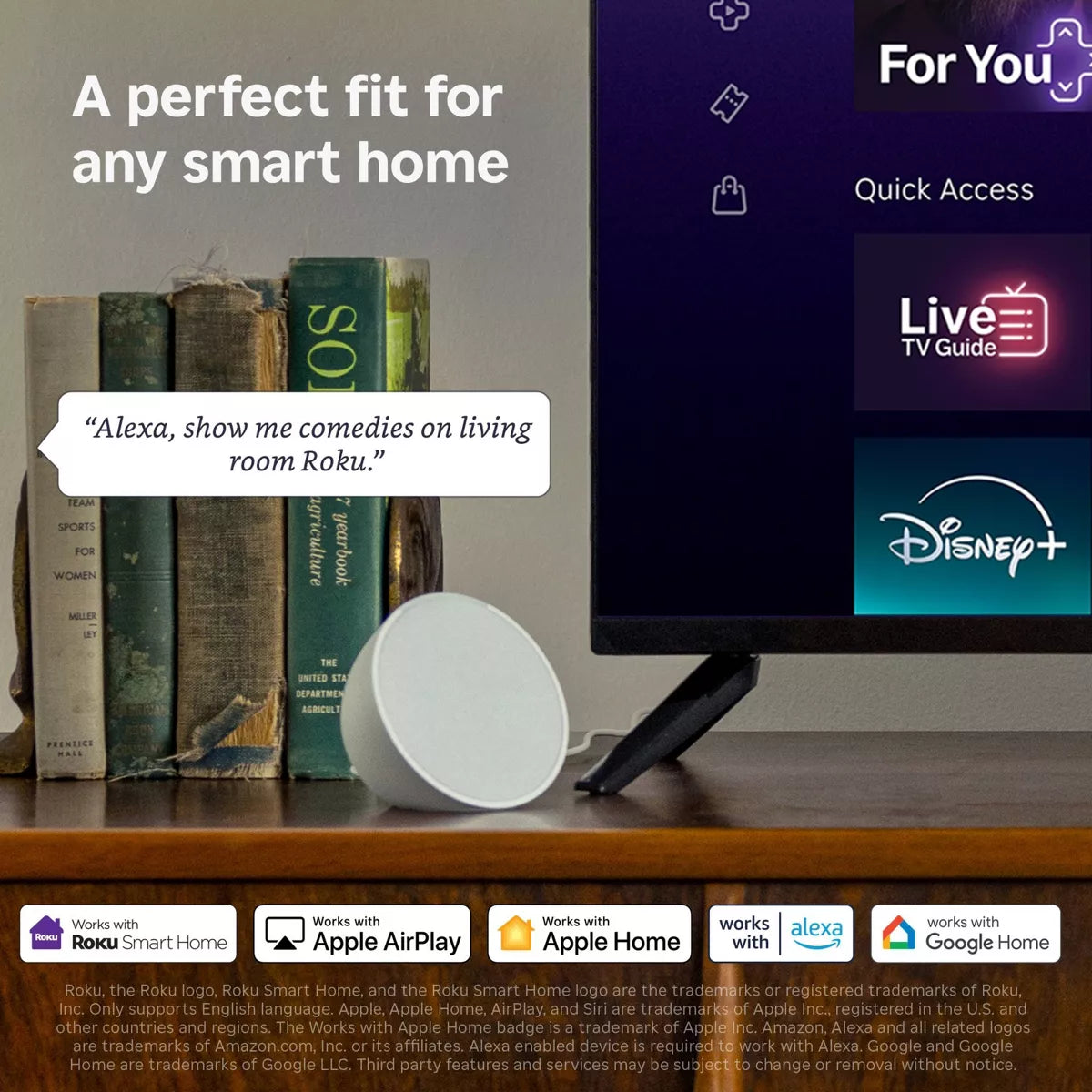 Roku 40" Select Series 1080P Full HD Smart Roku TV with Voice Remote Streaming Live Local News, Sports, & Movies
