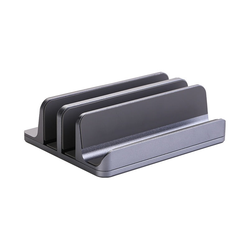 Three-Slot Vertical Laptop Storage Rack