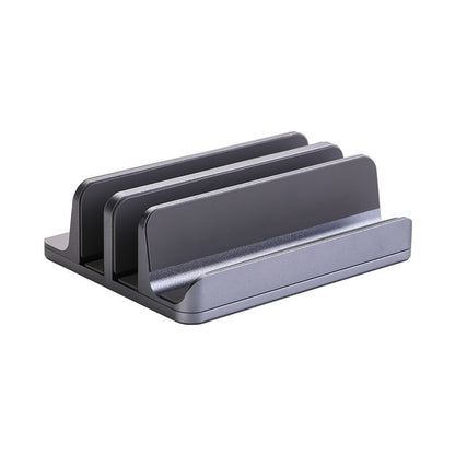Three-Slot Vertical Laptop Storage Rack