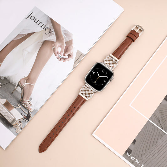 Decorative Buckle TPU Band for Apple Watch