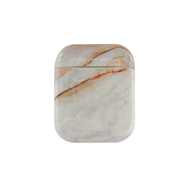 Marble-Print Cover for AirPods 2