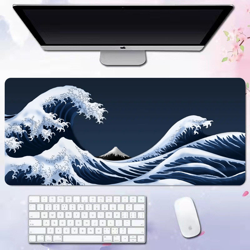 Wave Pattern Desk Mat