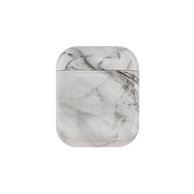 Marble-Print Cover for AirPods 2