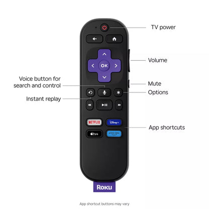 Roku 40" Select Series 1080P Full HD Smart Roku TV with Voice Remote Streaming Live Local News, Sports, & Movies