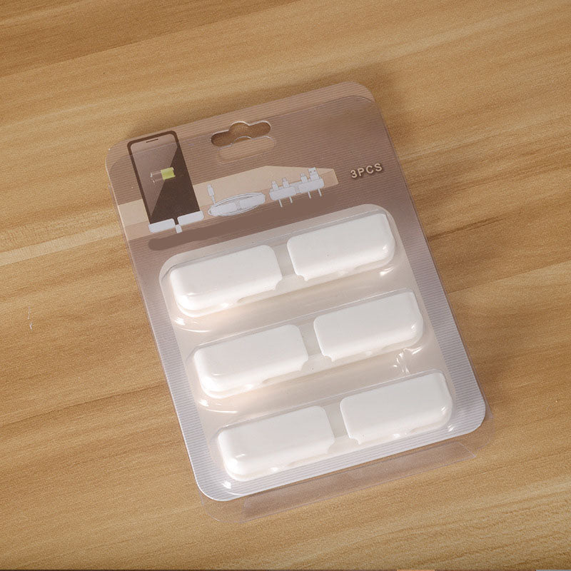 Adhesive Cable Clips — 3-Pack