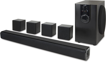 Barra De Sonido Para TV Altavoces Con Subwoofer Bluetooth Cine Teatro En Casa