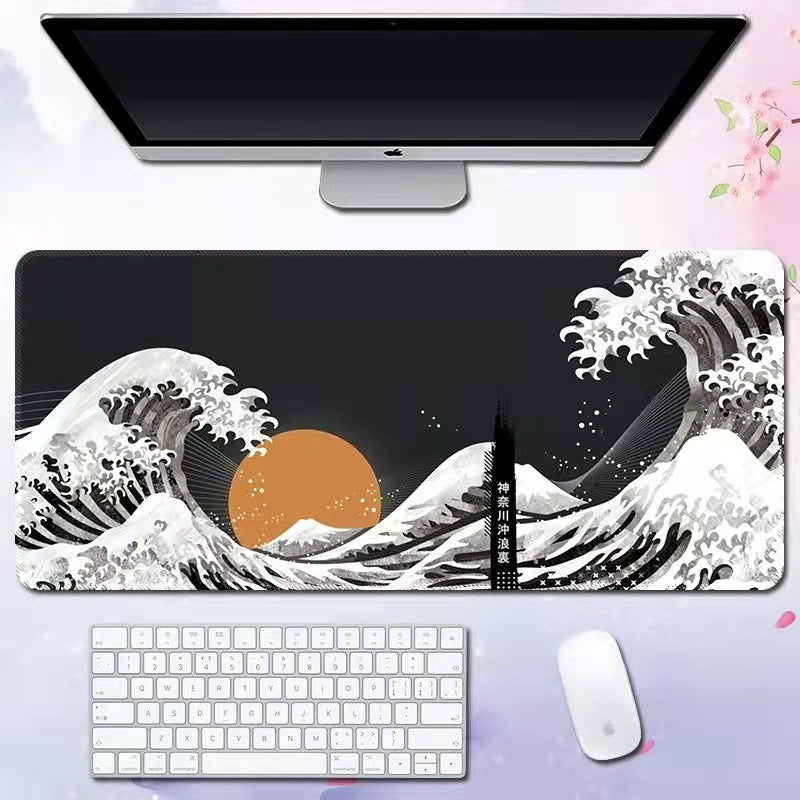 Wave Pattern Desk Mat