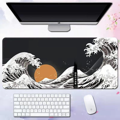 Wave Pattern Desk Mat