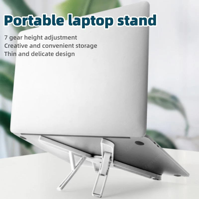 Fold-Flat Laptop Riser