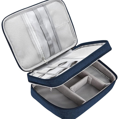 Layered Travel Tech Organizer