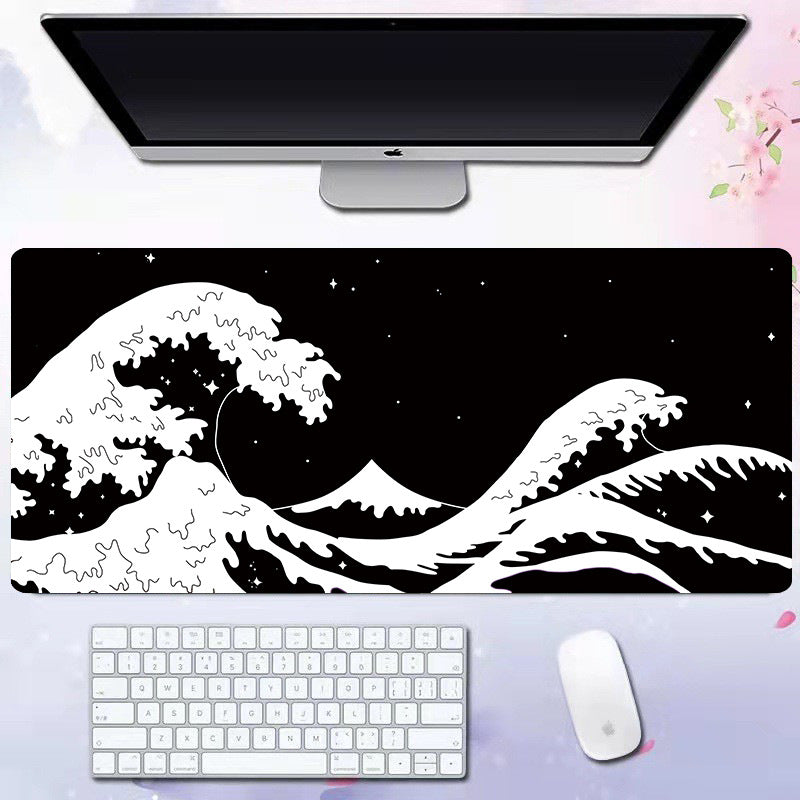 Wave Pattern Desk Mat