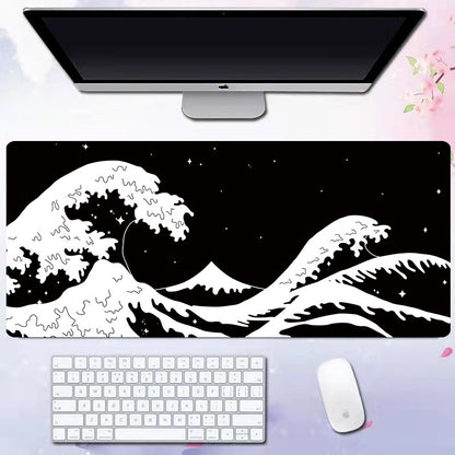 Wave Pattern Desk Mat