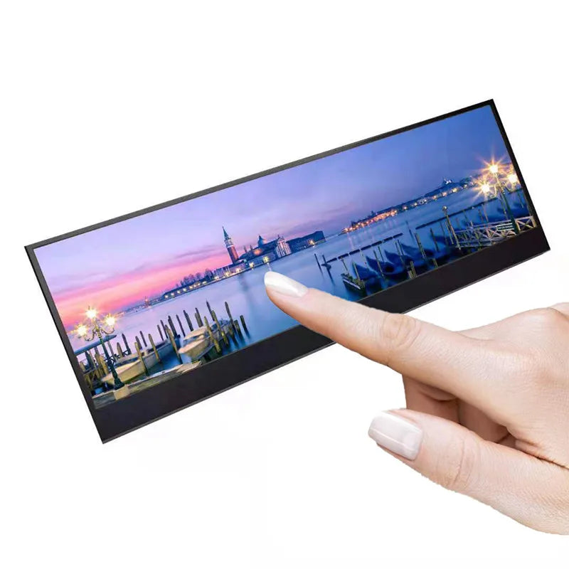 14 Inch 4K Stretched Bar Touch Monitor 3840X1100 IPS for Raspberry Pi Car Industrial Advertising Android Phone Aida 64 Monitor