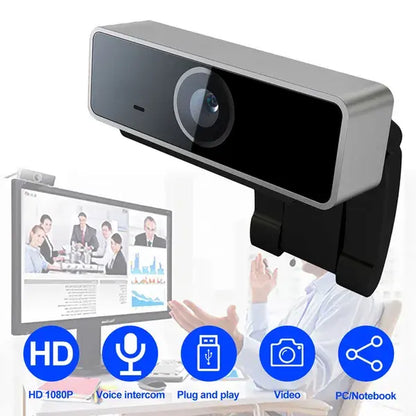 Full HD 1080p USB Webcam with Microphone