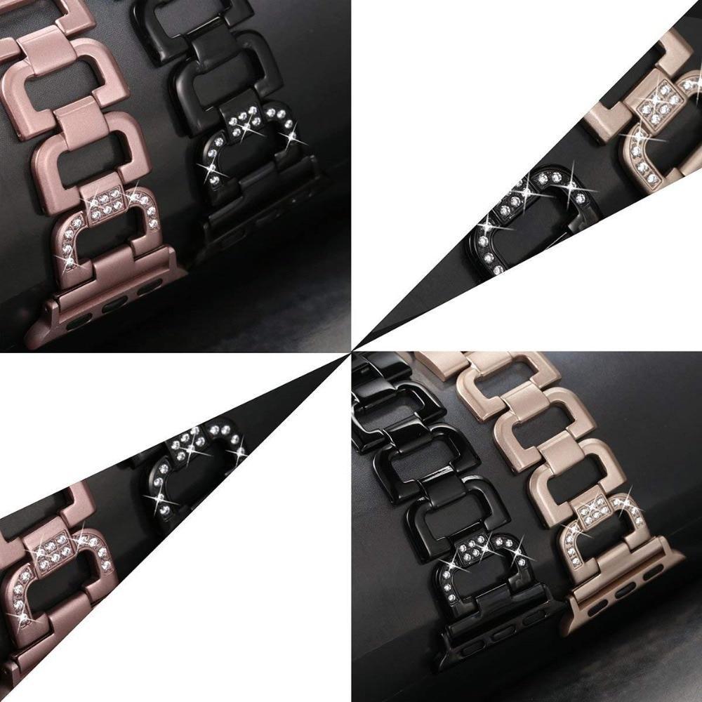 Rhinestone Link Band for Apple Watch