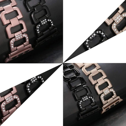 Rhinestone Link Band for Apple Watch