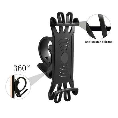 Rotating Silicone Bicycle Phone Holder