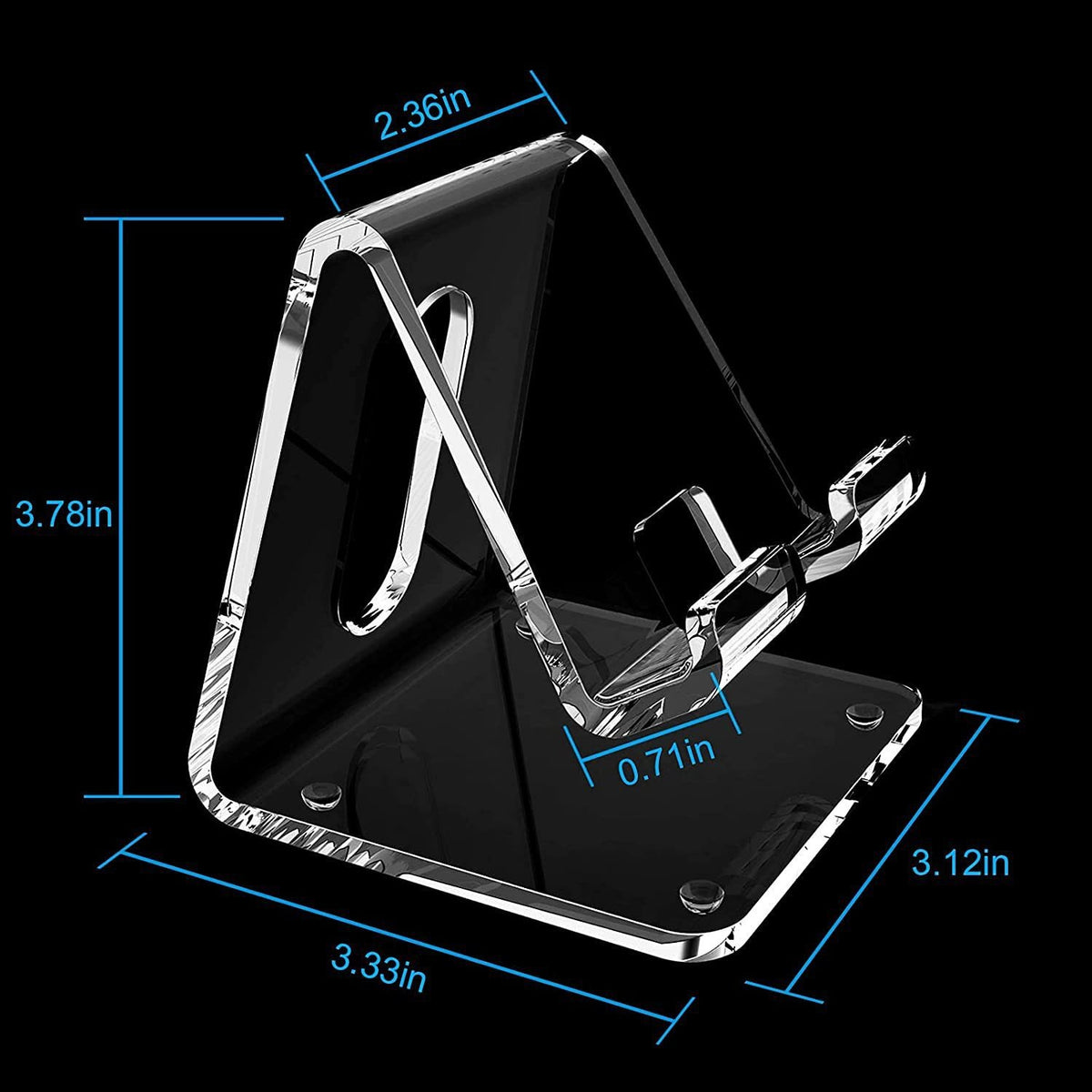 Clear Acrylic Phone Stand