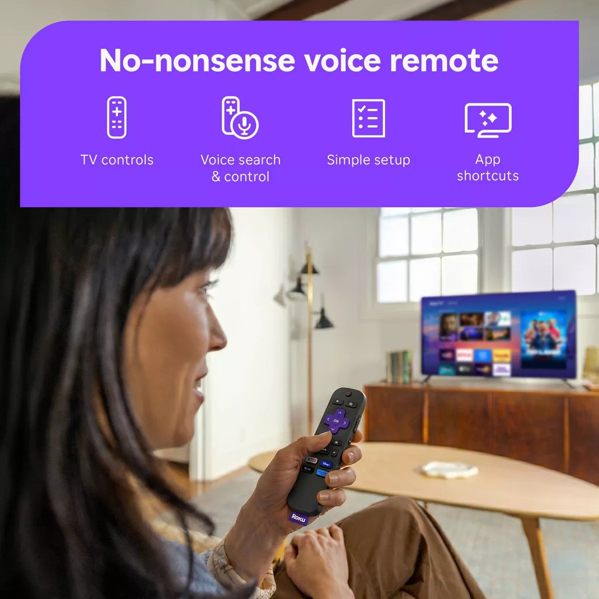 Roku 40" Select Series 1080P Full HD Smart Roku TV with Voice Remote Streaming Live Local News, Sports, & Movies