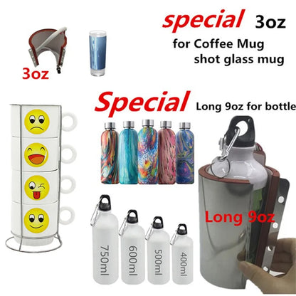 15 in 1 Heat Press Machine,Sublimation Printer/Shoe Transfer Machine Pen Heat Press for Mug/Cap/Football/Bottle/Pen/Shoe/T Shirt