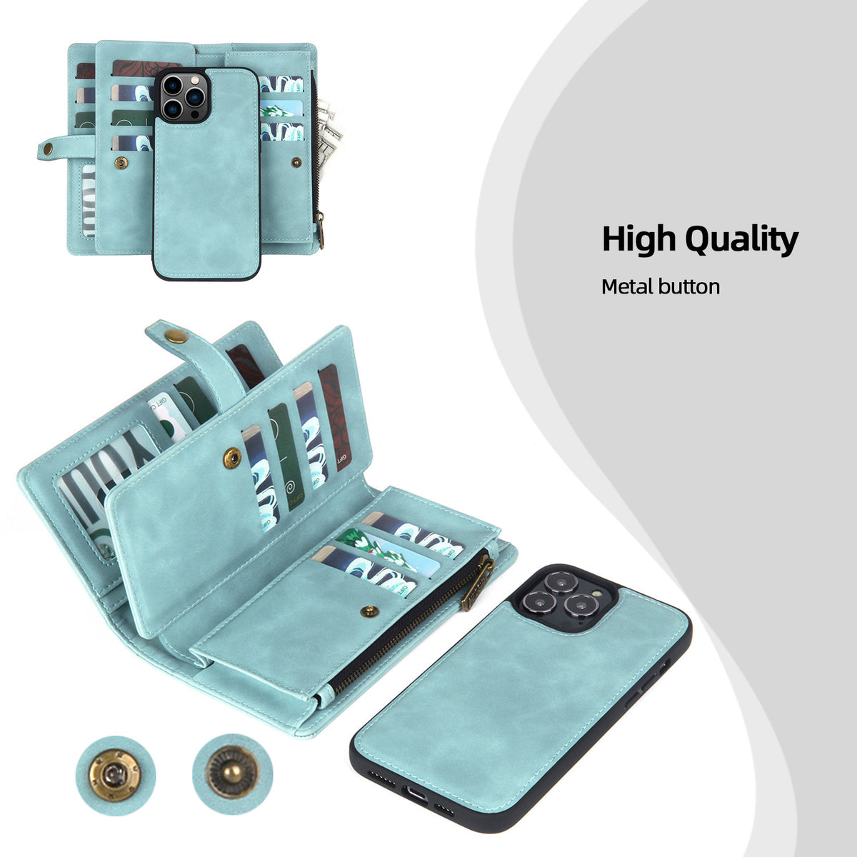 Flip Wallet Case for iPhone