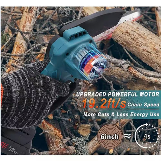 6 In. Mini Chainsaw, Handheld Small Chainsaw, Pruning Saw