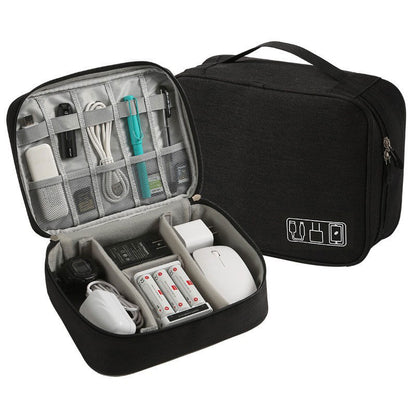 Layered Travel Tech Organizer