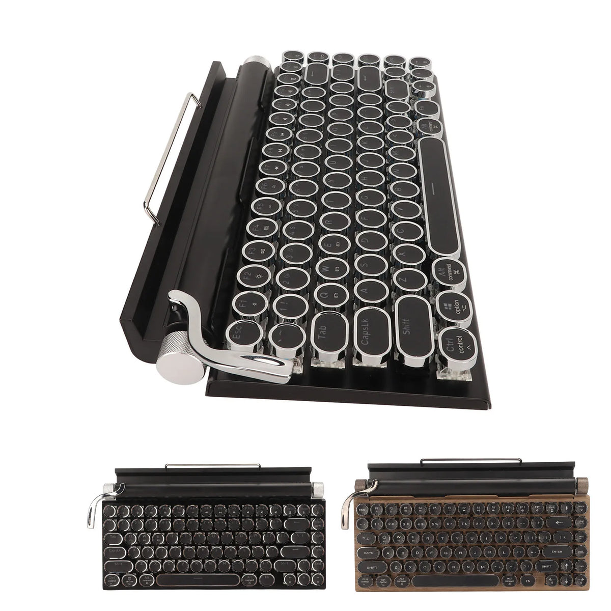 Retro Typewriter Mechanical Keyboard — 83 Keys
